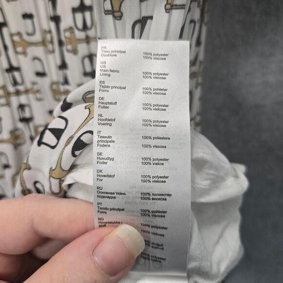 Maje Lolina Pleated Buckle Top Blouse Size Large - Picture 7 of 8